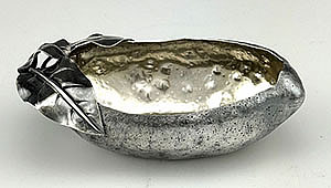 Gorham antique sterling silver olive dish